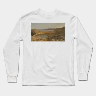 St Paul's Bay At Lindos, Rhodes by Frederic Leighton Long Sleeve T-Shirt